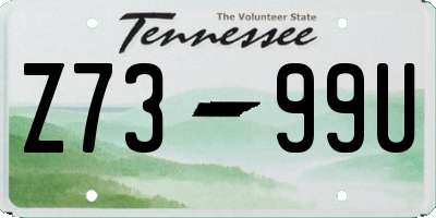 TN license plate Z7399U