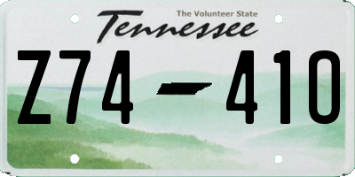 TN license plate Z7441O