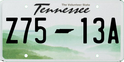 TN license plate Z7513A