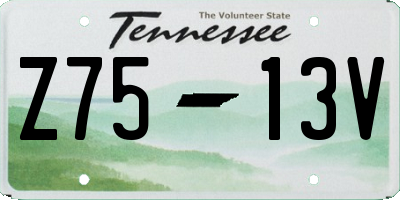 TN license plate Z7513V