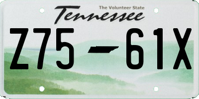 TN license plate Z7561X