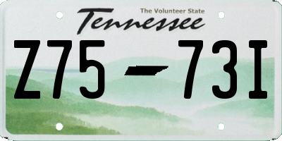 TN license plate Z7573I