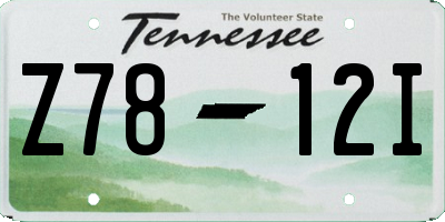 TN license plate Z7812I