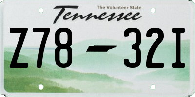 TN license plate Z7832I