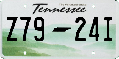 TN license plate Z7924I