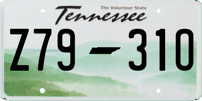 TN license plate Z7931O