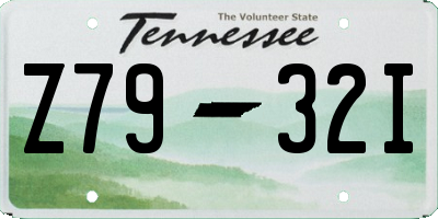 TN license plate Z7932I