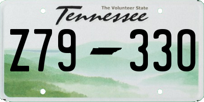 TN license plate Z7933O