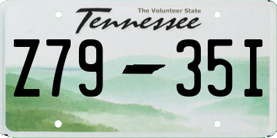 TN license plate Z7935I