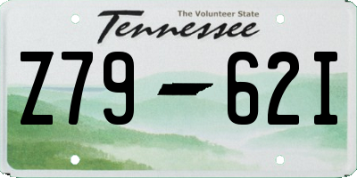 TN license plate Z7962I