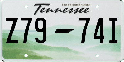 TN license plate Z7974I