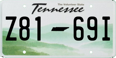 TN license plate Z8169I