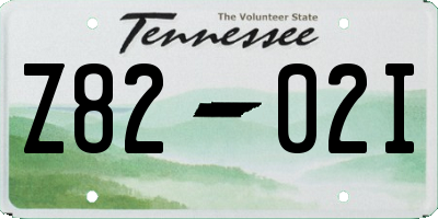 TN license plate Z8202I