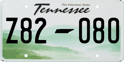 TN license plate Z8208O