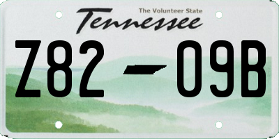 TN license plate Z8209B