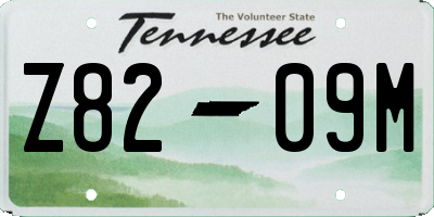 TN license plate Z8209M