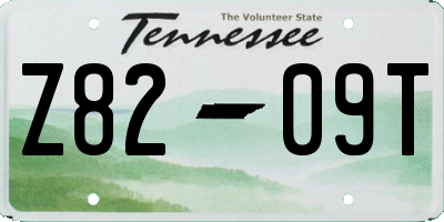 TN license plate Z8209T