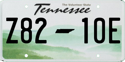 TN license plate Z8210E