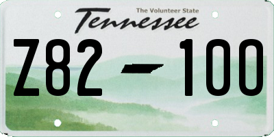 TN license plate Z8210O
