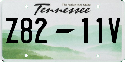 TN license plate Z8211V