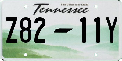 TN license plate Z8211Y
