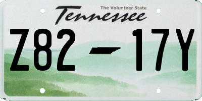 TN license plate Z8217Y