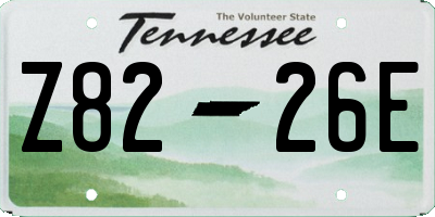 TN license plate Z8226E