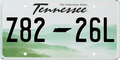 TN license plate Z8226L