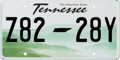 TN license plate Z8228Y