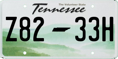 TN license plate Z8233H