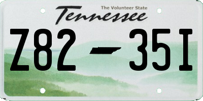 TN license plate Z8235I