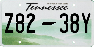 TN license plate Z8238Y