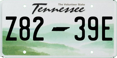 TN license plate Z8239E
