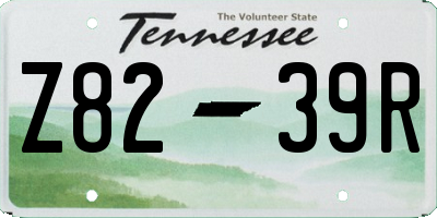 TN license plate Z8239R