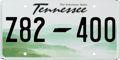 TN license plate Z8240O