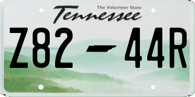 TN license plate Z8244R