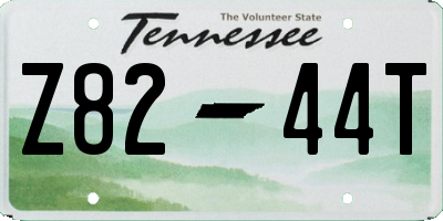 TN license plate Z8244T