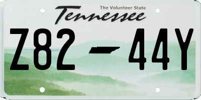 TN license plate Z8244Y