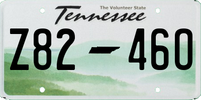 TN license plate Z8246O