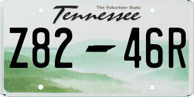 TN license plate Z8246R