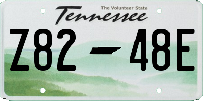 TN license plate Z8248E