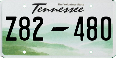 TN license plate Z8248O