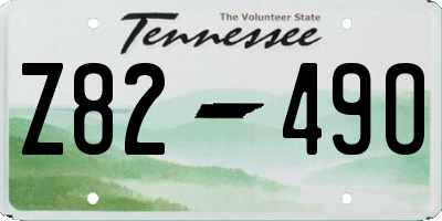 TN license plate Z8249O