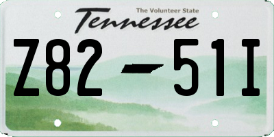 TN license plate Z8251I