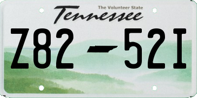 TN license plate Z8252I