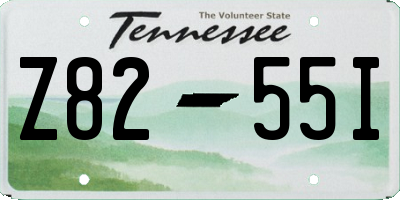 TN license plate Z8255I