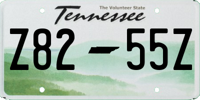 TN license plate Z8255Z