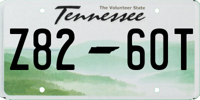 TN license plate Z8260T