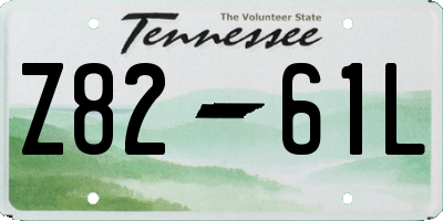TN license plate Z8261L