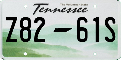 TN license plate Z8261S